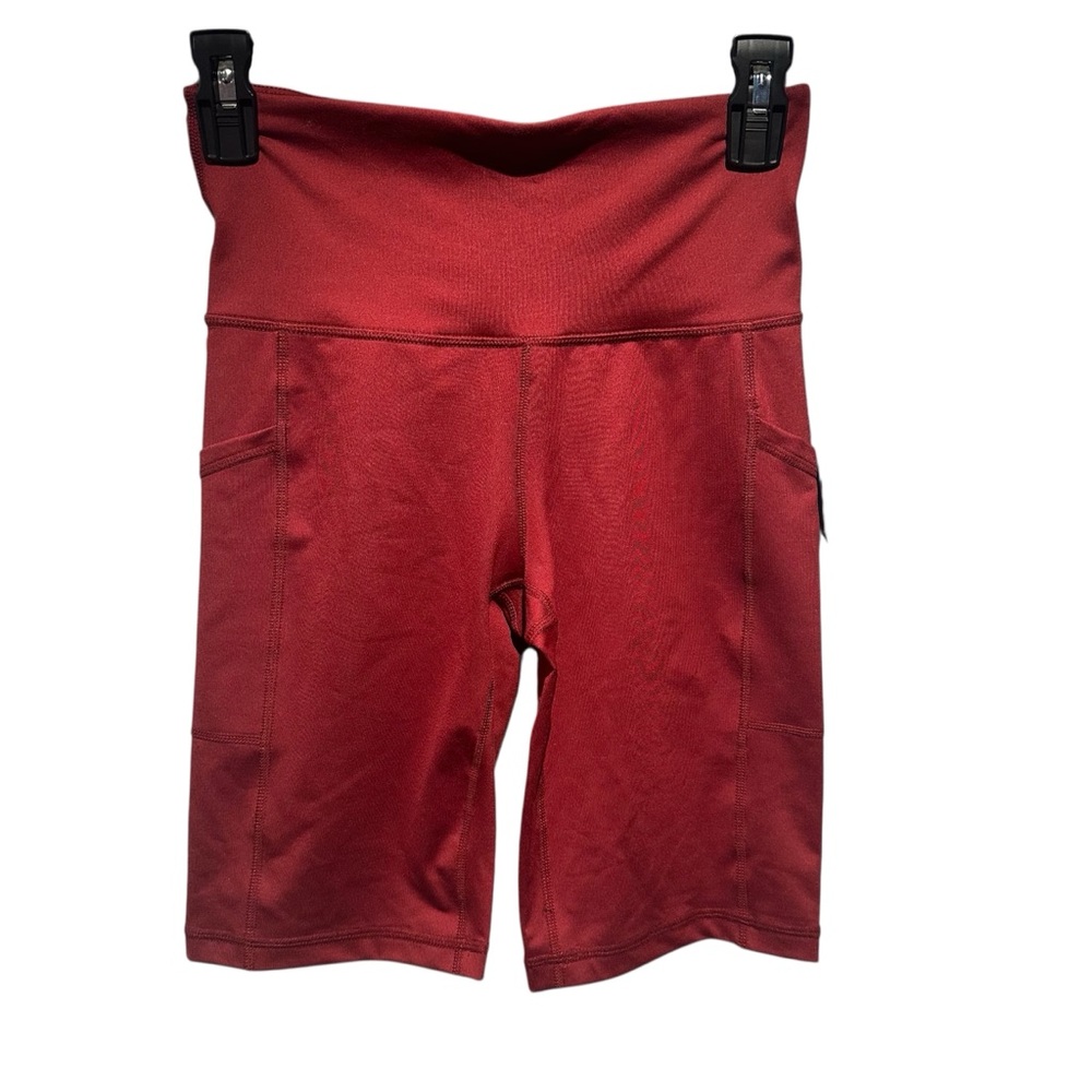 Ideology Women's Red High-Waisted Shorts